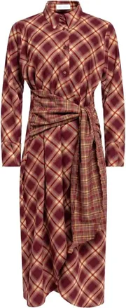 Weili Zheng Abito Chemisier Midi - - Dresses - Donna - Rosso - M