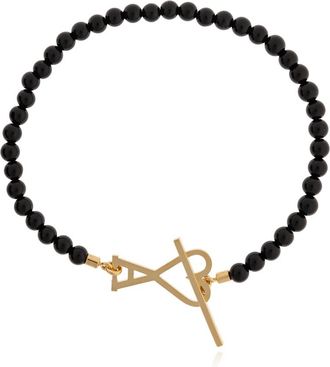 Ami Beaded Bracelet - unisex - Armbanden - Zwart - L - Accessoires