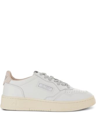 Autry Medalist perforated sneakers - women - Calf Leather/Calf Suede/Fabric/Rubber - 36 - White