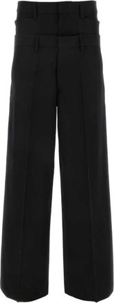 Dsquared2 Stijlvolle wijde broek - Dames - Wijde Broeken - Zwart - XS - Broeken