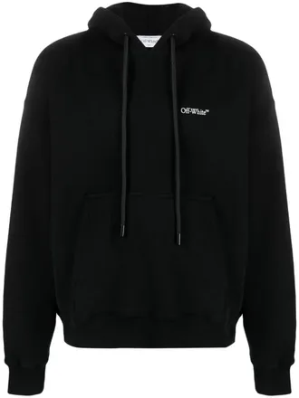 Off-white Mens Lunar Arrow Skate Hoodie in Schwarz - Black Cotton - Size Medium