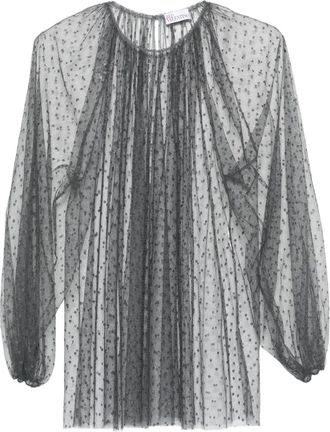 Valentino Garavani Blusa a pois - Grigio