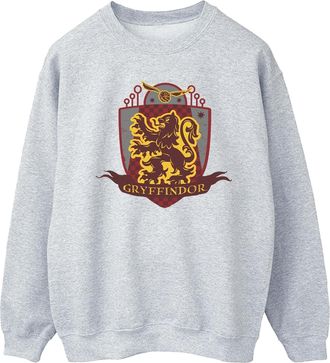 Harry Potter Heren Gryffindor borstembleem Sweatshirt (Sportgrijs)