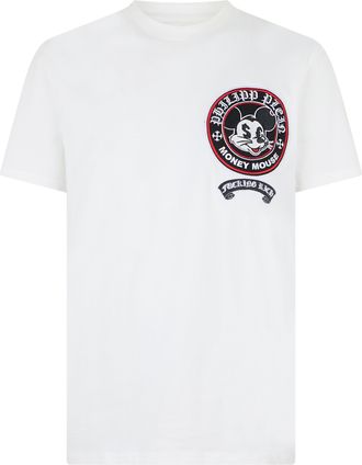 Philipp Plein T-Shirt Met Ronde Hals En Korte Mouwen Money