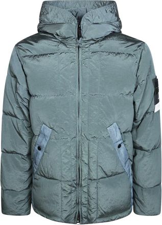 Stone Island Giacca - Heren - Winterjassen - Groen - M - Jassen