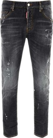 Dsquared2 Stretch Denim Jeans - Heren - Slim Fit Jeans - Grijs - L - Denim - Jeans