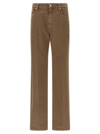 Brunello Cucinelli Denim Pants Beige
