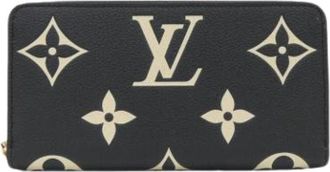 Louis Vuitton Pre-owned Vintage Long Wallet (bi-fold) - Dames - Vintage Accessoires - Zwart - ONE Size - Leer - Vintage