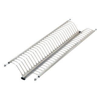 Emuca Emuca - Escurreplatos Para M&oacute;dulos Altos, M&oacute;dulo 800mm, Acero Inoxidable - Acero Inoxidable