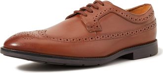 Clarks Mens Ronnie Limit Brogues, Brown British Tan Leather, 10.5 UK