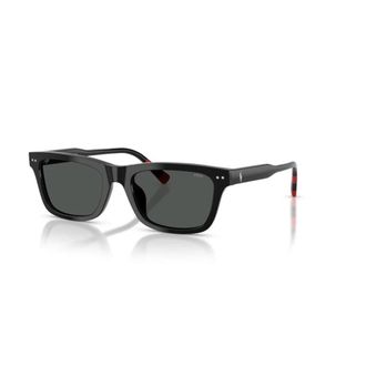 Polo Ralph Lauren Square Sunglasses - male - Polo Ralph Lauren - Sunglasses - Black - 54 MM - Accessories
