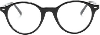 Ray-Ban Bernanrd round-frame glasses - unisex - Acetate - 49 - Black