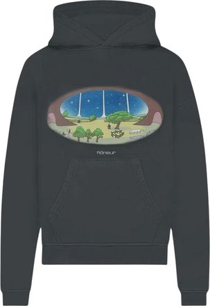 Flaneur Flâneur, Heren, Sweatshirts & Hoodies, Zwart, Maat: XL Katoen