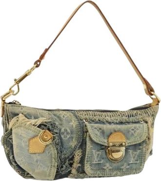 Louis Vuitton Pre-owned Vintage Schoudertas - Dames - Vintage Schoudertas - Blauw - ONE Size - Vintage