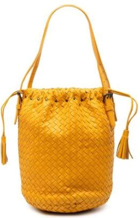 Bottega Veneta Borsa a secchiello Pre-owned - - Pre-owned - Donna - Giallo - ONE SIZE