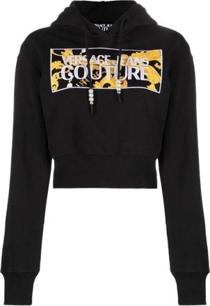 Versace Jeans Couture Felpa - Heren - Hoodies - Zwart - S - Hoodies & sweatvesten