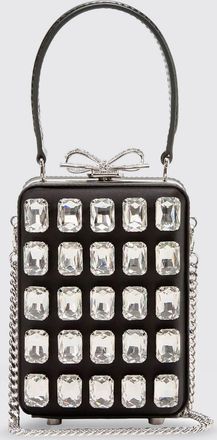 Self Portrait Borsa Self-Portrait in raso con cristalli