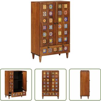 vidaXL vidaXL Credenza noce - Credenza Noce 60 x 33,5 x 100 cm Legno di mango massello