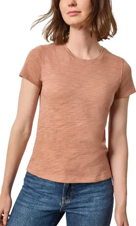 Lilla P Short Sleeve Back Seam Crewneck