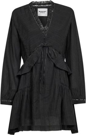 Isabel Marant Dames, Jurken, Zwart, Maat: 2XS