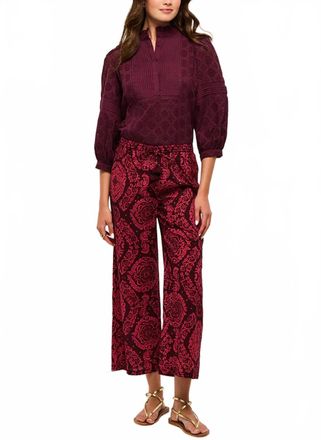Figue Emilia Lace Top In Mulberry