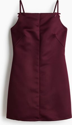 H&M Satin-Tr&auml;gerkleid - Red
