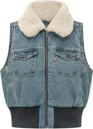 Levi's Vests - Dames - Bodywarmers - Blauw - M - Jassen