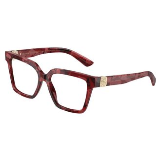 Dolce & Gabbana Optical Frame - female - Dolce & Gabbana - Glasses - Red - 53 MM - Accessories