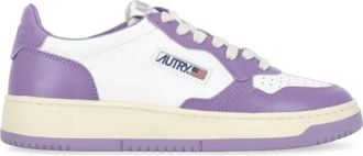 Autry Medalist Lage Sneakers - Dames - Sneakers - Paars - 39 EU - Katoen - Schoenen