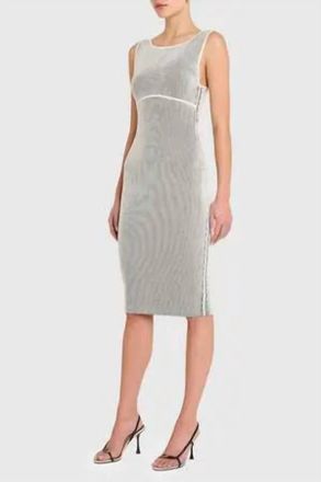 Amanda Uprichard Corenne Midi Dress In Grey