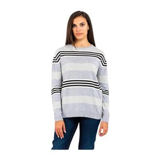 Gas Gas, Truien & Vesten, Dames, Veelkleurig, S, Katoen, Katoenen sweatshirt met geribbelde boorden
