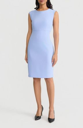 Kasper Sleeveless Sheath Dress in Paris Bleu at Nordstrom, Size 16