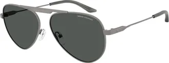 A|X Armani Exchange AX2060S 600387 Mens Sunglasses Gunmetal Size 58