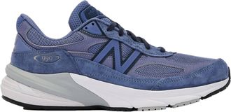 New Balance Mens 990V6 Trainer Shoes In Purple With Navy