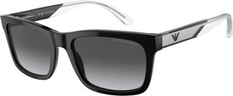Emporio Armani Zonnebril - unisex - Zonnebrillen - Zwart - 57 MM - Accessoires