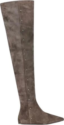Max Mara Mas Pietra High Boot - Shoes - Mujer - Marr&oacute;n - 37 EU