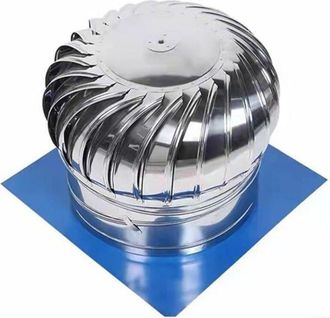 OEM Sombrerete De Chimenea Giratorio De Acero Inoxidable, Eficaz Cortavientos Y Ventilaci&oacute;n Mejorada (&oslash; 200 Mm)