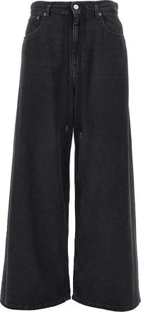 Maison Margiela Oversized jeans with drawstring Woman 25