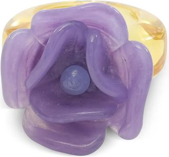 Chanel Anello Camellia 1986-1988 - Giallo