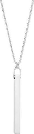 Brook & York Vertical Bar Pendant Necklace in Silver at Nordstrom Rack