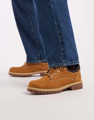 Timberland Scarpe stringate in nabuk color grano-Giallo