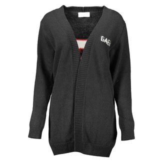 Ga&euml;lle Paris Black Acrylic Women Womens Cardigan