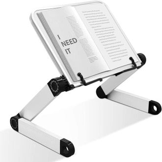 OEM Librer&iacute;a Ajustable, Con Altura Y &Aacute;ngulo Regulables, Estanter&iacute;a Ergon&oacute;mica Con Clips, Adecuada Para Libros De Texto Grandes, Libros De M&uacute;sica, Tabletas