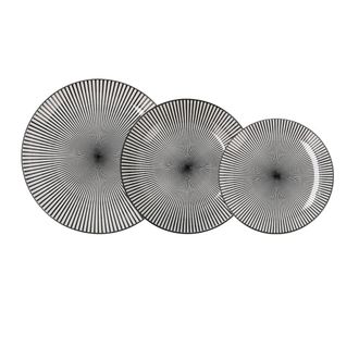 Quid Vajilla porcelana negra 18 piezas