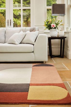 Origin Store Bauhaus Rug in Brown | Size: 120 cm x 170 cm