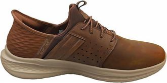 Skechers Mens Slade Zachary Slip On Sneakers In Brown