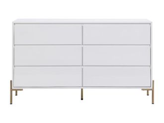 VENTE-UNIQUE.COM C&oacute;moda madera blanco