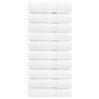 Berkfield Home Premium Shower Towels SOLUND 10pcs White 70x140cm 600gsm