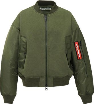 Onitsuka Tiger Quilted Bomber Jacket Green 2183B583-200