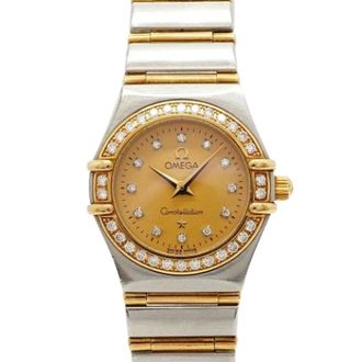 Omega Pre-owned Watches, female, Yellow, Size: ONE SIZE Pre-owned Vintage Wristwatch